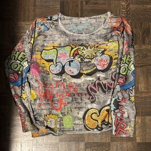 Colorful Graphic sweaters